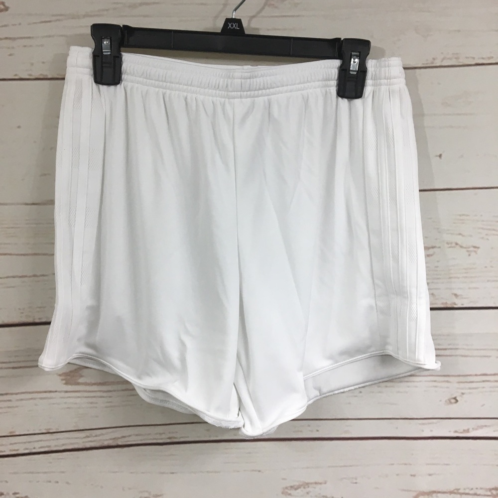 Ladies Jr Adidas White Shorts